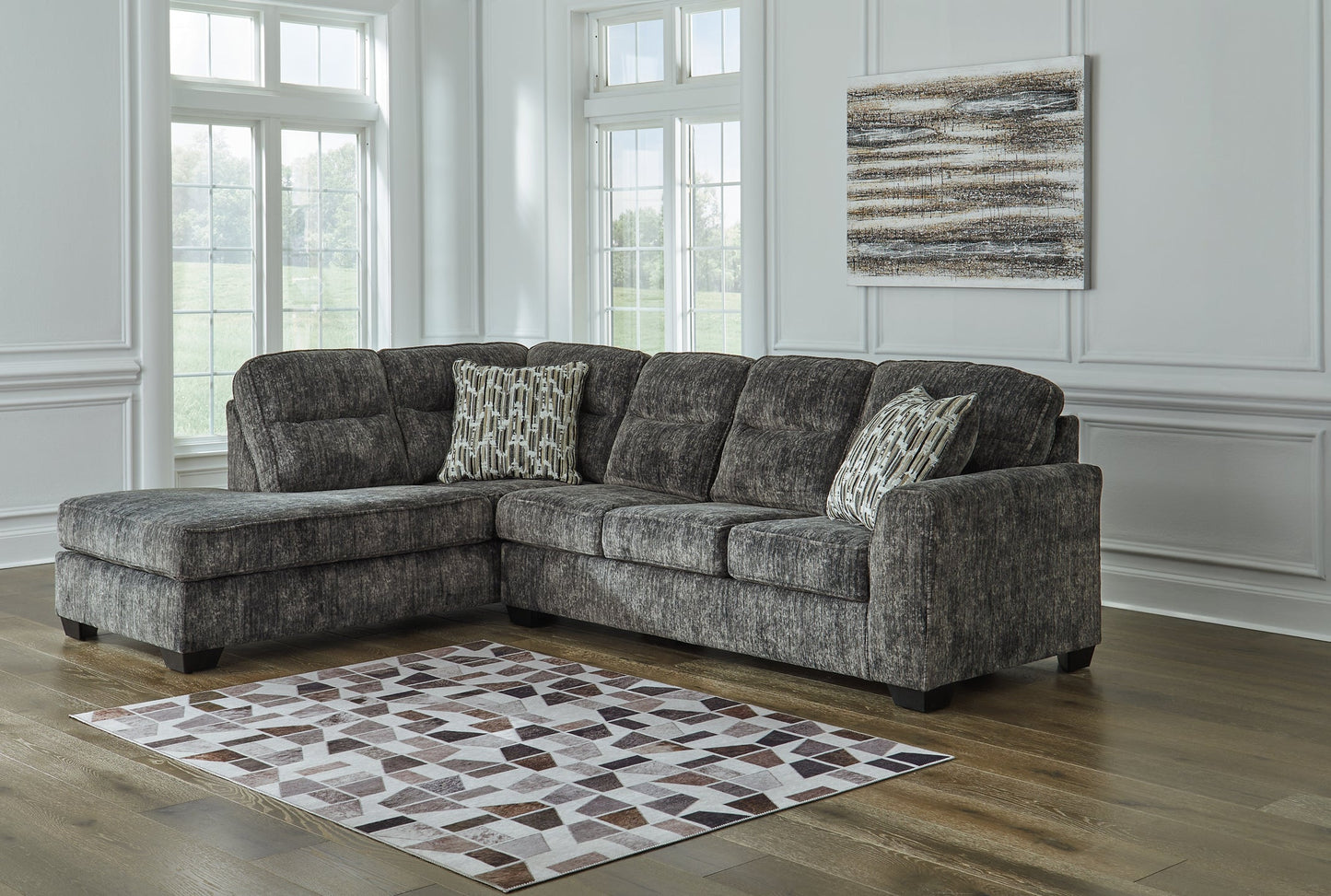 Lonoke 2-Piece Sectional with Ottoman at Towne & Country Furniture (AL) furniture, home furniture, home decor, sofa, bedding