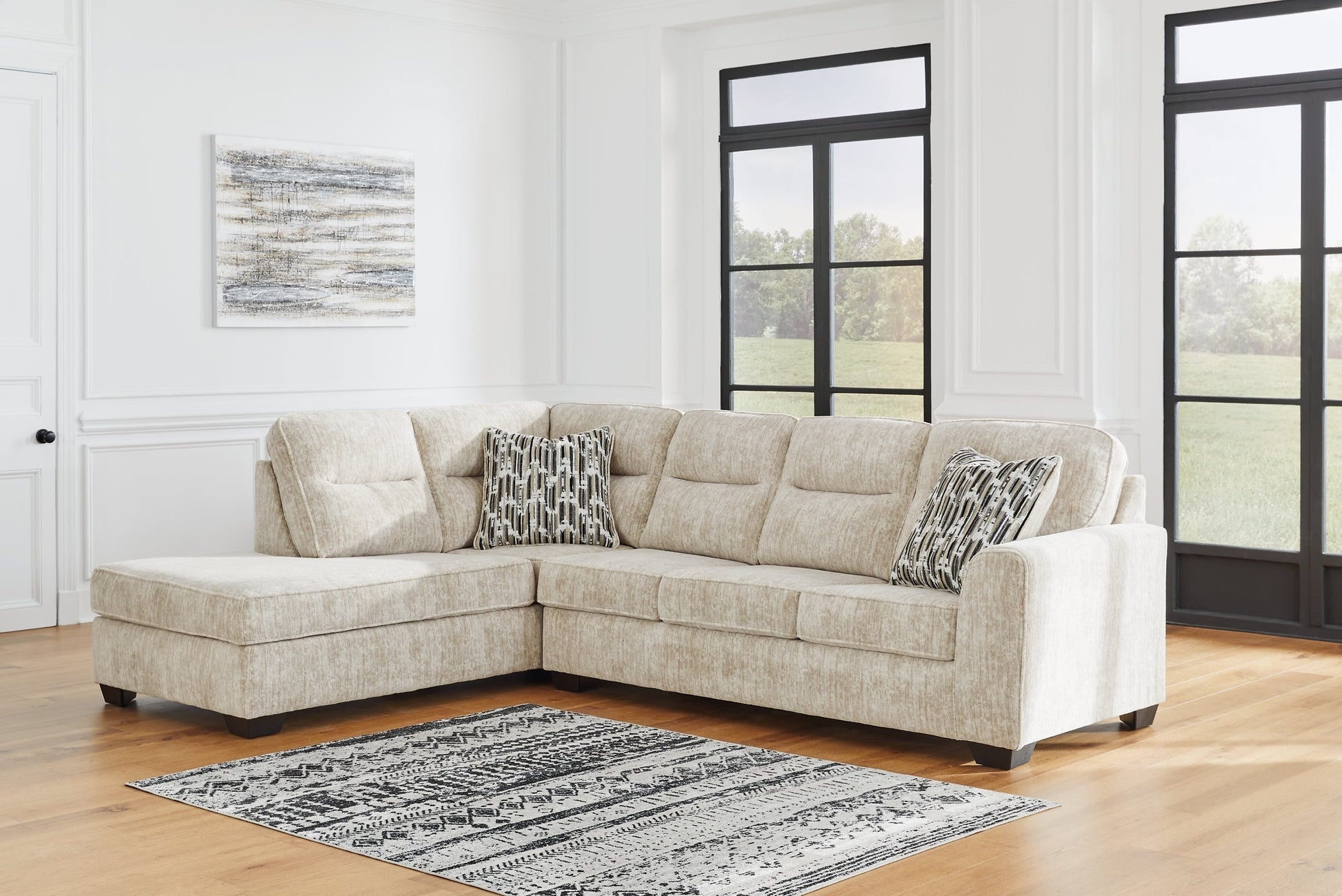 Lonoke 2-Piece Sectional with Ottoman at Towne & Country Furniture (AL) furniture, home furniture, home decor, sofa, bedding