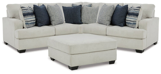 Lowder 3-Piece Sectional with Ottoman at Towne & Country Furniture (AL) furniture, home furniture, home decor, sofa, bedding