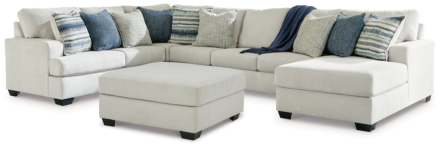Lowder 5-Piece Sectional with Ottoman at Towne & Country Furniture (AL) furniture, home furniture, home decor, sofa, bedding