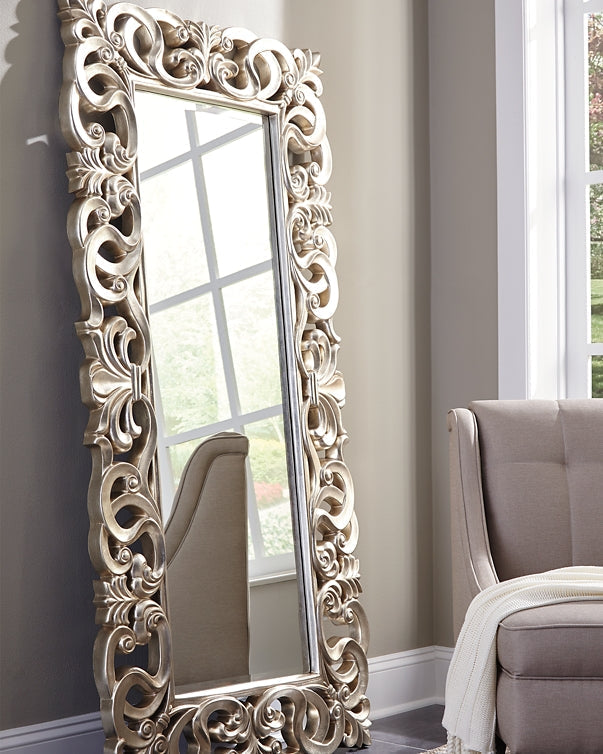 Lucia Floor Mirror at Towne & Country Furniture (AL) furniture, home furniture, home decor, sofa, bedding