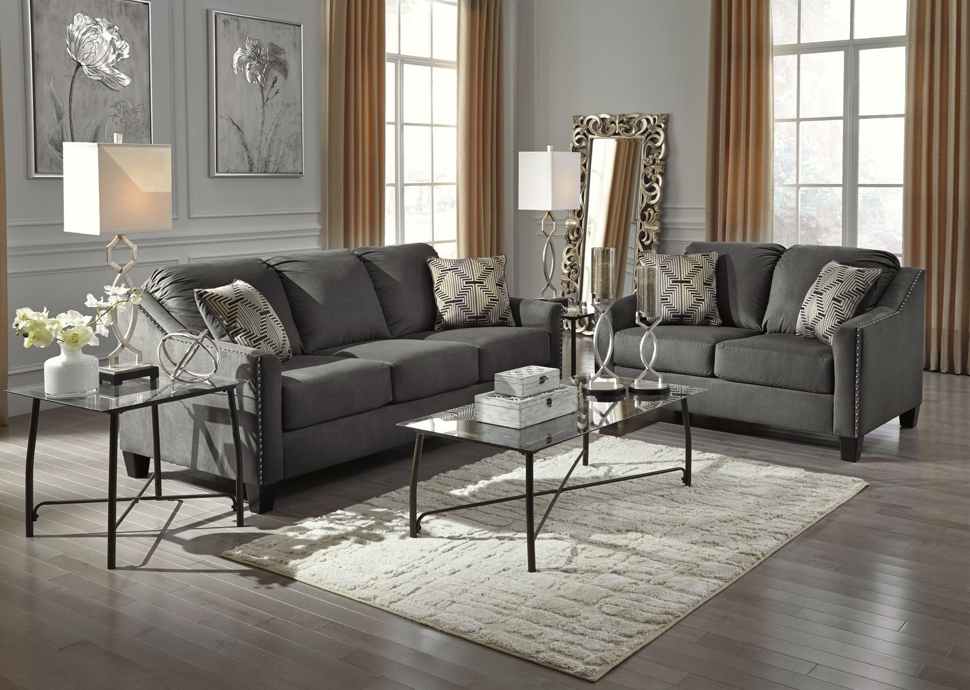 Lucia Floor Mirror at Towne & Country Furniture (AL) furniture, home furniture, home decor, sofa, bedding