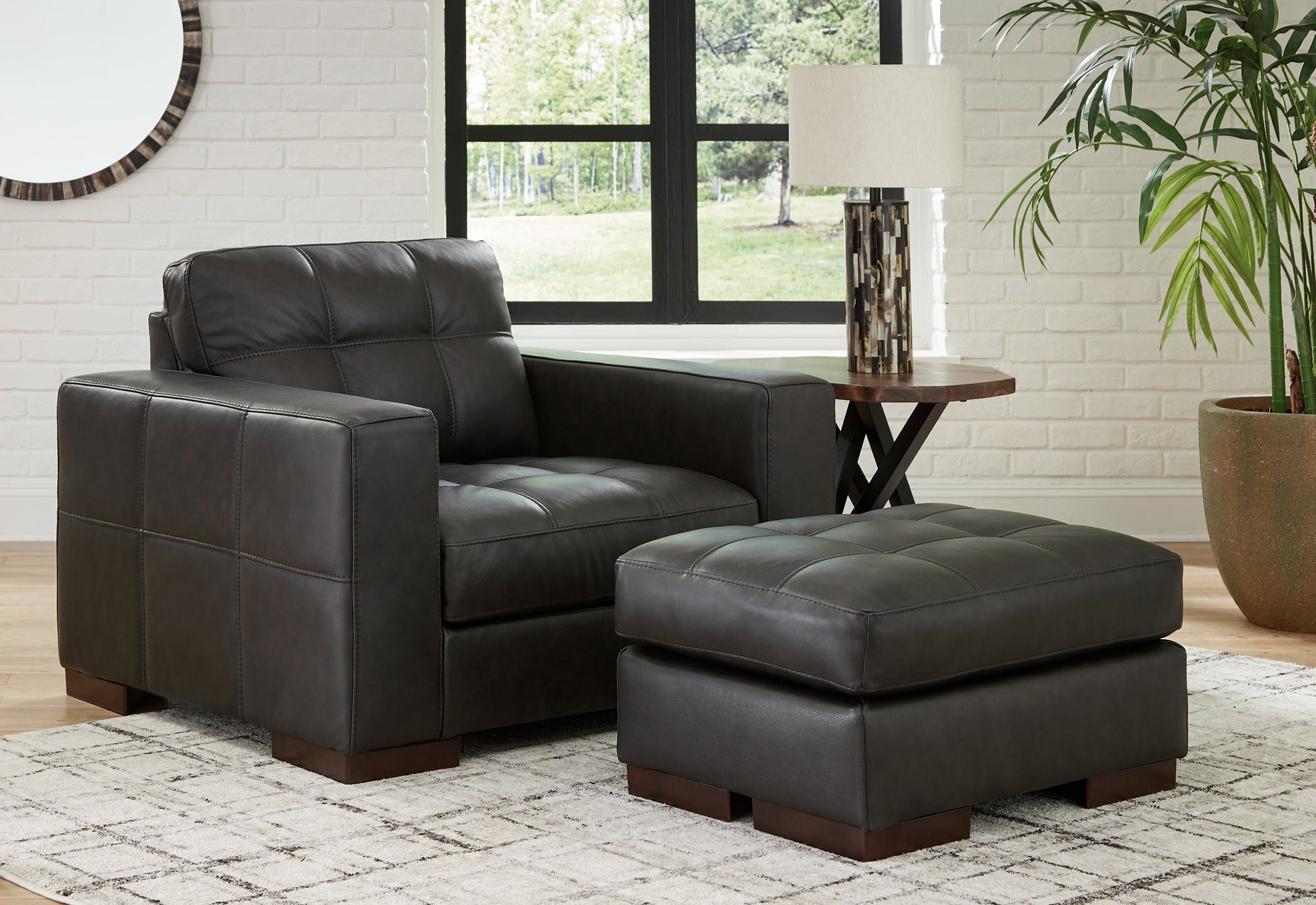 Luigi Sofa, Loveseat, Chair and Ottoman at Towne & Country Furniture (AL) furniture, home furniture, home decor, sofa, bedding