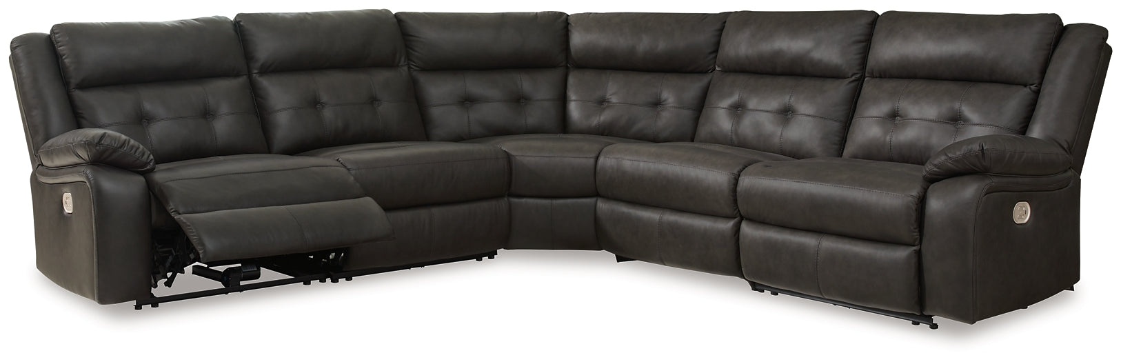 Mackie Pike 5-Piece Power Reclining Sectional at Towne & Country Furniture (AL) furniture, home furniture, home decor, sofa, bedding