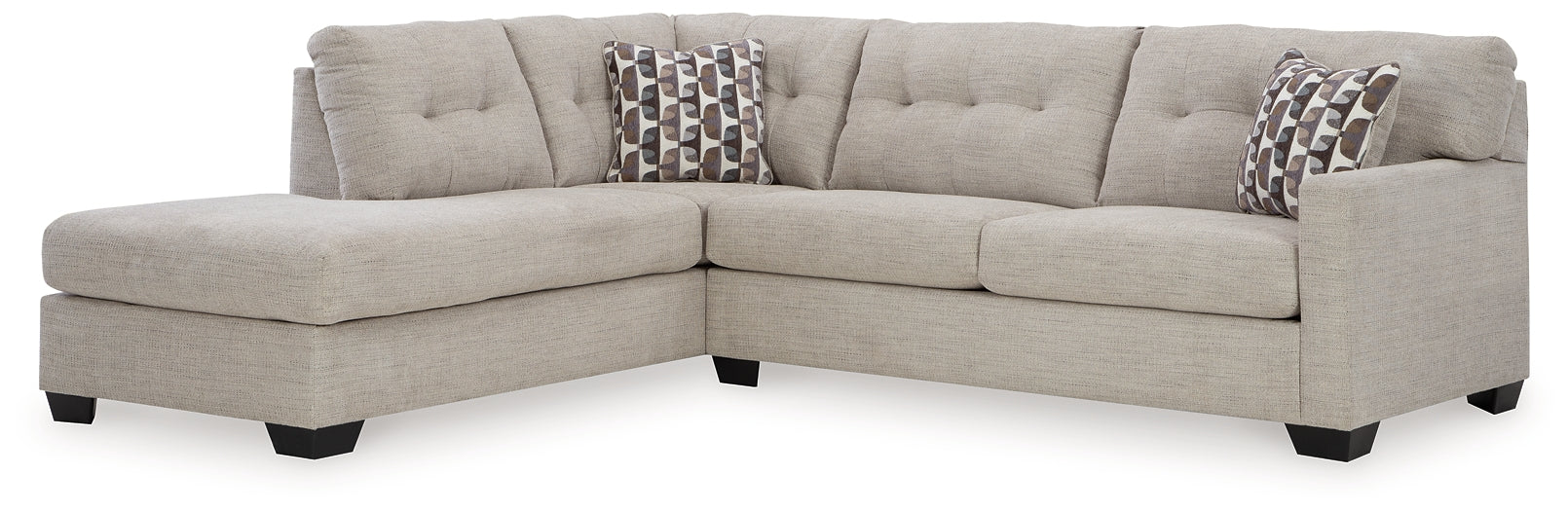 Mahoney 2-Piece Sectional with Ottoman at Towne & Country Furniture (AL) furniture, home furniture, home decor, sofa, bedding