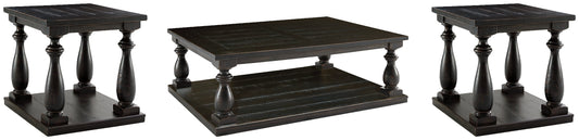 Mallacar Coffee Table with 2 End Tables at Towne & Country Furniture (AL) furniture, home furniture, home decor, sofa, bedding