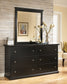 Maribel Dresser and Mirror at Towne & Country Furniture (AL) furniture, home furniture, home decor, sofa, bedding