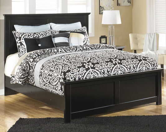 Maribel Queen/Full Panel Headboard with Mirrored Dresser at Towne & Country Furniture (AL) furniture, home furniture, home decor, sofa, bedding