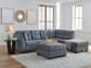 Marleton 2-Piece Sectional with Ottoman at Towne & Country Furniture (AL) furniture, home furniture, home decor, sofa, bedding