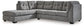 Marleton 2-Piece Sectional with Ottoman at Towne & Country Furniture (AL) furniture, home furniture, home decor, sofa, bedding