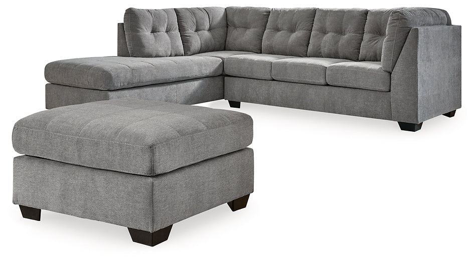 Marleton 2-Piece Sectional with Ottoman at Towne & Country Furniture (AL) furniture, home furniture, home decor, sofa, bedding