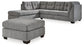 Marleton 2-Piece Sectional with Ottoman at Towne & Country Furniture (AL) furniture, home furniture, home decor, sofa, bedding