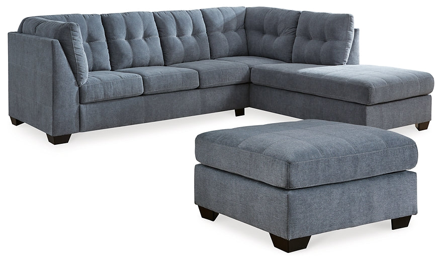 Marleton 2-Piece Sleeper Sectional with Ottoman at Towne & Country Furniture (AL) furniture, home furniture, home decor, sofa, bedding