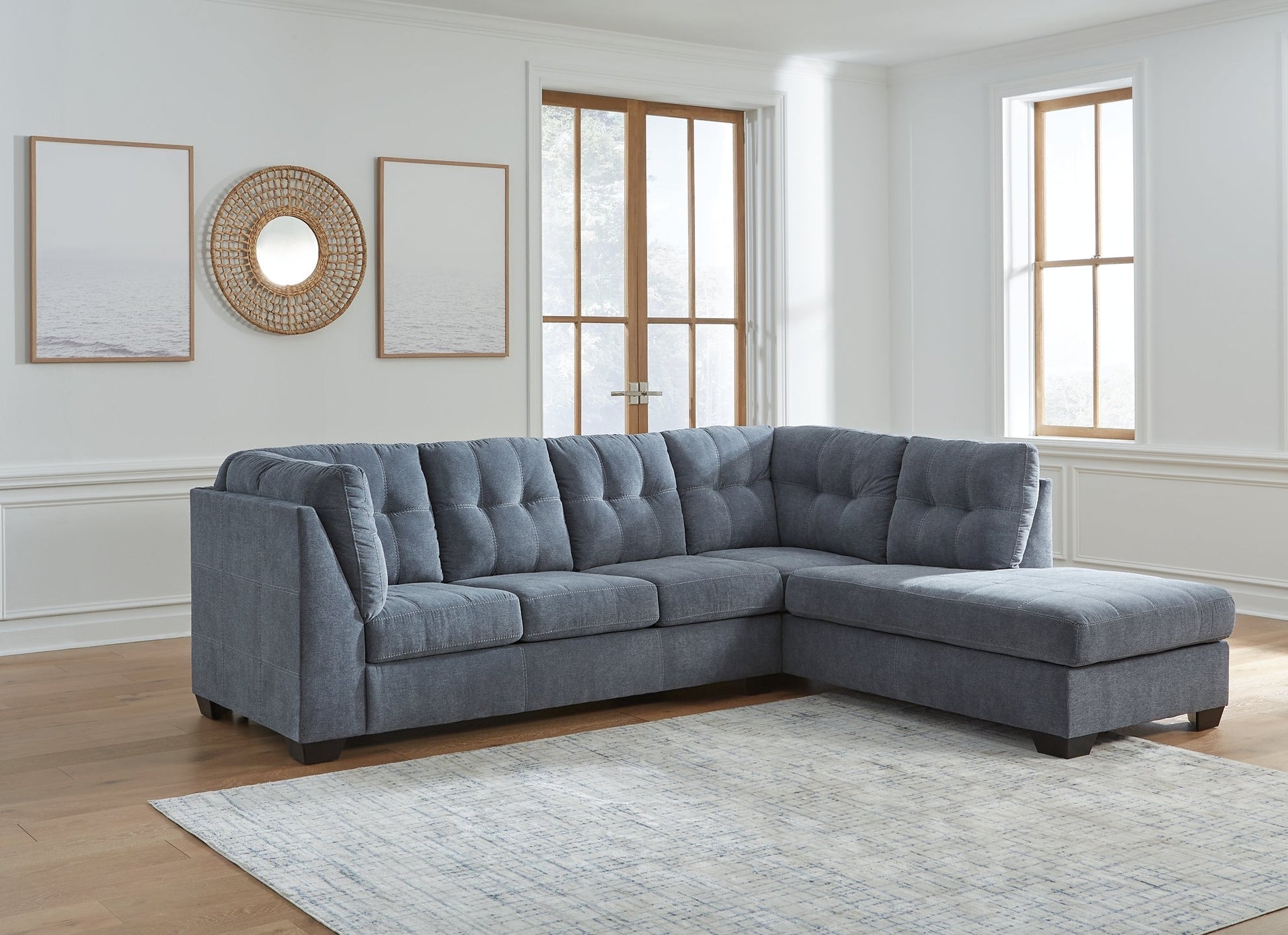 Marleton 2-Piece Sleeper Sectional with Ottoman at Towne & Country Furniture (AL) furniture, home furniture, home decor, sofa, bedding