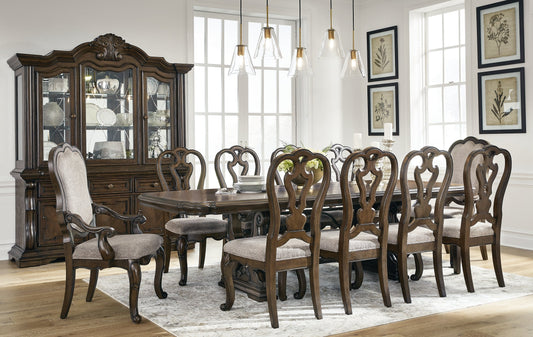 Maylee Dining Table and 10 Chairs at Towne & Country Furniture (AL) furniture, home furniture, home decor, sofa, bedding