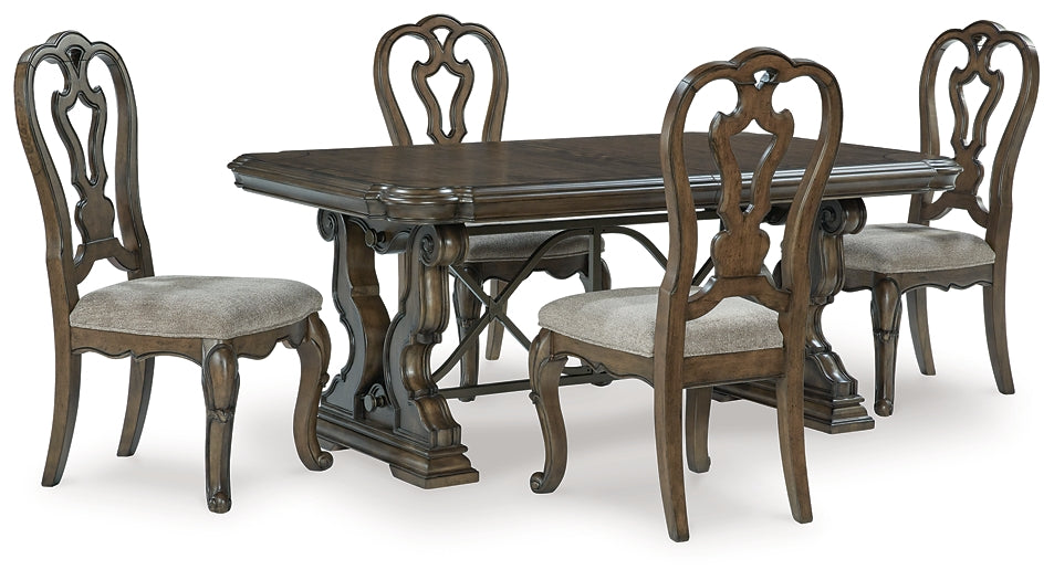 Maylee Dining Table and 4 Chairs at Towne & Country Furniture (AL) furniture, home furniture, home decor, sofa, bedding