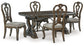 Maylee Dining Table and 4 Chairs at Towne & Country Furniture (AL) furniture, home furniture, home decor, sofa, bedding