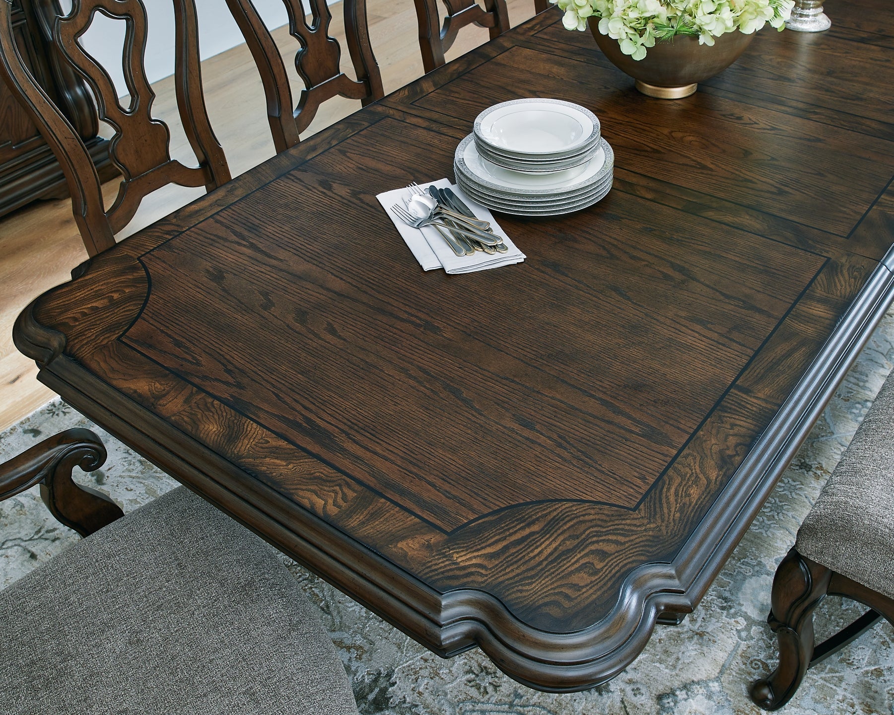 Maylee Dining Table and 4 Chairs at Towne & Country Furniture (AL) furniture, home furniture, home decor, sofa, bedding