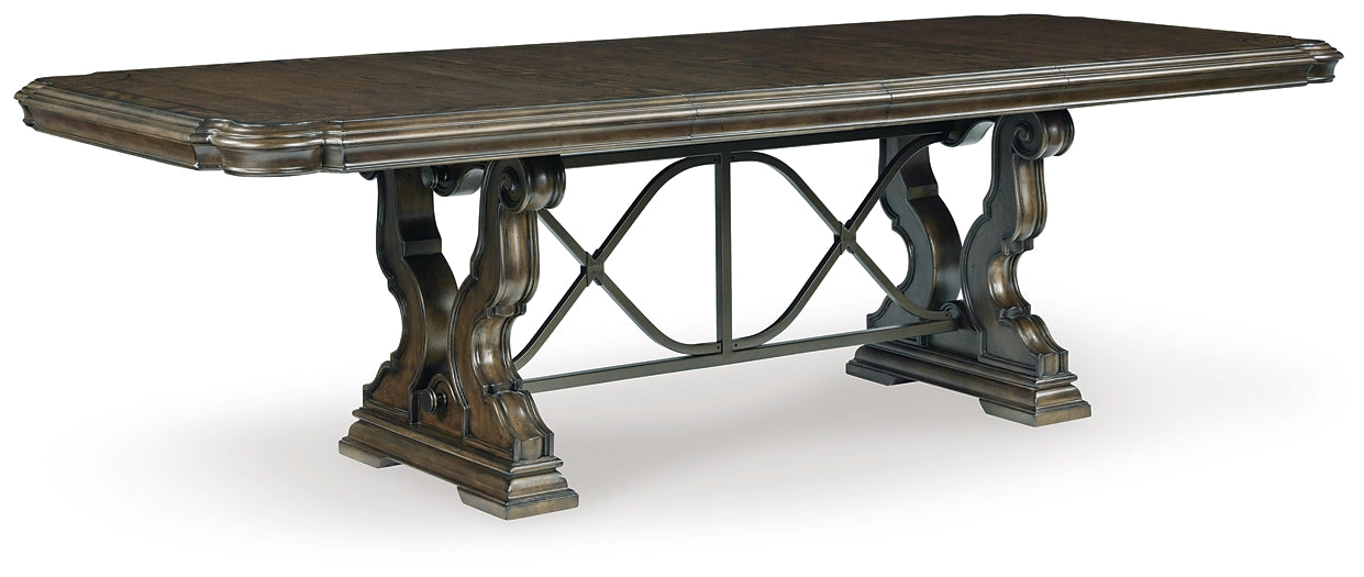 Maylee Dining Table and 6 Chairs at Towne & Country Furniture (AL) furniture, home furniture, home decor, sofa, bedding
