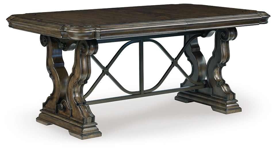 Maylee Dining Table and 6 Chairs at Towne & Country Furniture (AL) furniture, home furniture, home decor, sofa, bedding