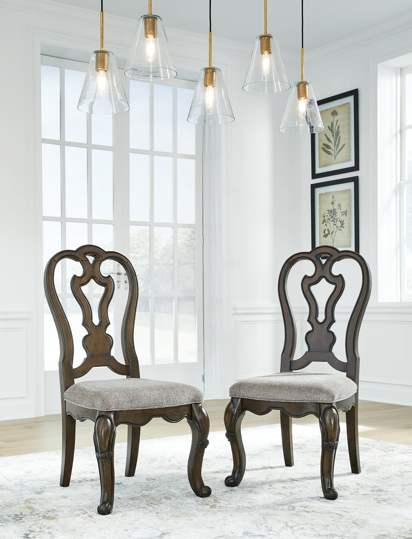 Maylee Dining Table and 6 Chairs at Towne & Country Furniture (AL) furniture, home furniture, home decor, sofa, bedding
