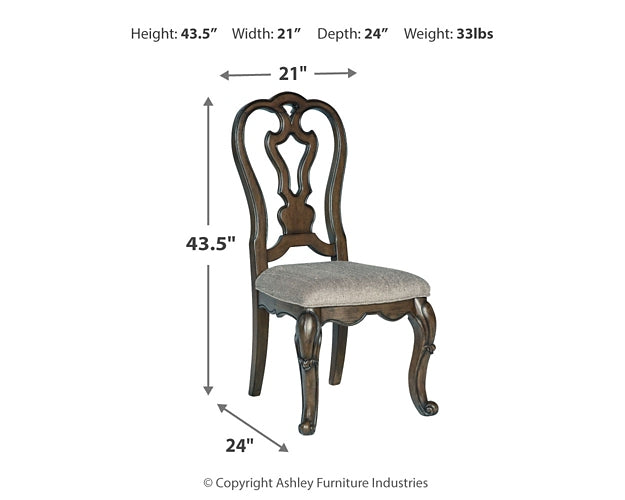 Maylee Dining Table and 6 Chairs at Towne & Country Furniture (AL) furniture, home furniture, home decor, sofa, bedding