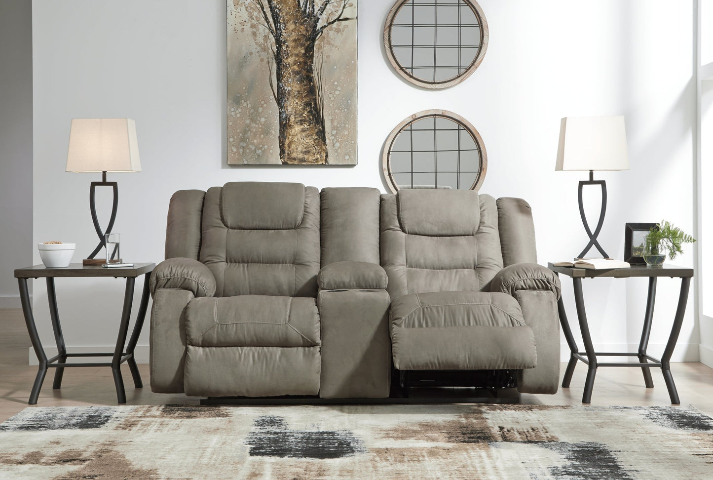 McCade DBL Rec Loveseat w/Console at Towne & Country Furniture (AL) furniture, home furniture, home decor, sofa, bedding