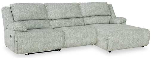 McClelland 3-Piece Reclining Sectional with Chaise at Towne & Country Furniture (AL) furniture, home furniture, home decor, sofa, bedding