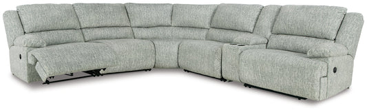 McClelland 6-Piece Reclining Sectional at Towne & Country Furniture (AL) furniture, home furniture, home decor, sofa, bedding