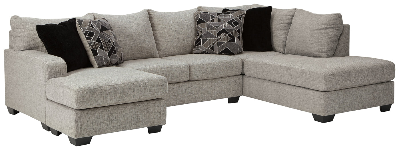 Megginson 2-Piece Sectional with Chaise at Towne & Country Furniture (AL) furniture, home furniture, home decor, sofa, bedding