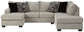 Megginson 2-Piece Sectional with Chaise at Towne & Country Furniture (AL) furniture, home furniture, home decor, sofa, bedding