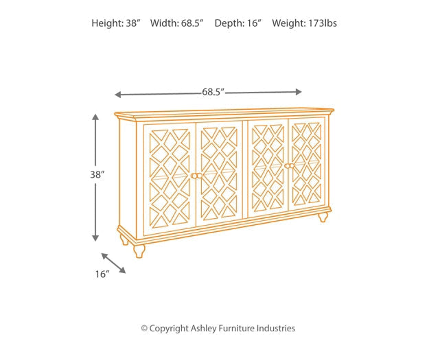 Mirimyn Accent Cabinet at Towne & Country Furniture (AL) furniture, home furniture, home decor, sofa, bedding