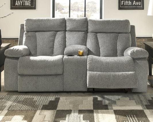 Mitchiner DBL Rec Loveseat w/Console at Towne & Country Furniture (AL) furniture, home furniture, home decor, sofa, bedding