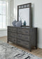 Montillan California King Panel Bed with Mirrored Dresser, Chest and 2 Nightstands at Towne & Country Furniture (AL) furniture, home furniture, home decor, sofa, bedding