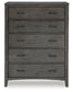 Montillan California King Panel Bed with Mirrored Dresser, Chest and 2 Nightstands at Towne & Country Furniture (AL) furniture, home furniture, home decor, sofa, bedding