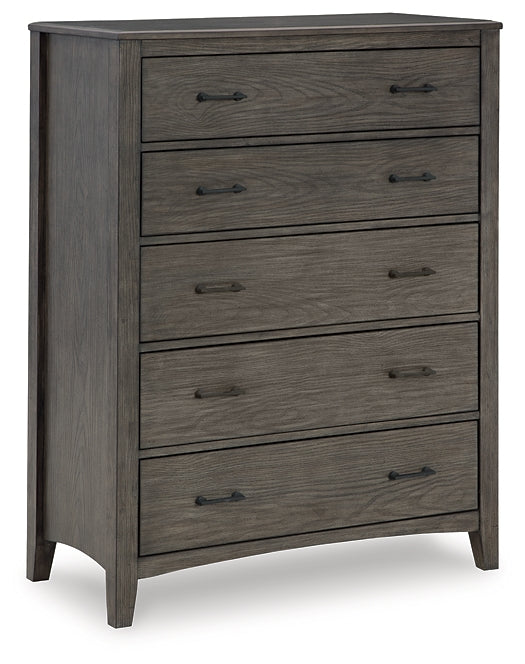 Montillan California King Panel Bed with Mirrored Dresser, Chest and 2 Nightstands at Towne & Country Furniture (AL) furniture, home furniture, home decor, sofa, bedding