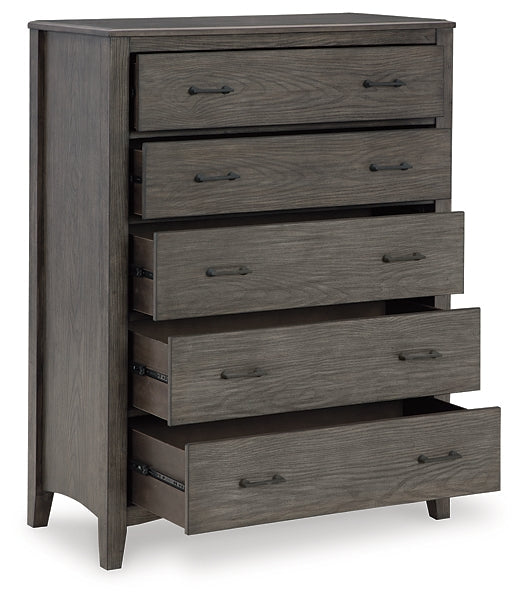 Montillan California King Panel Bed with Mirrored Dresser and Chest at Towne & Country Furniture (AL) furniture, home furniture, home decor, sofa, bedding