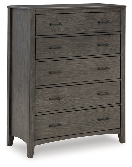 Montillan King Panel Bed with Mirrored Dresser, Chest and Nightstand at Towne & Country Furniture (AL) furniture, home furniture, home decor, sofa, bedding