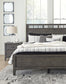 Montillan Queen Panel Bed with Mirrored Dresser, Chest and 2 Nightstands at Towne & Country Furniture (AL) furniture, home furniture, home decor, sofa, bedding