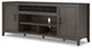 Montillan XL TV Stand w/Fireplace Option at Towne & Country Furniture (AL) furniture, home furniture, home decor, sofa, bedding