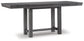 Myshanna Counter Height Dining Table and 6 Barstools with Storage at Towne & Country Furniture (AL) furniture, home furniture, home decor, sofa, bedding