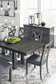 Myshanna Dining Table and 4 Chairs at Towne & Country Furniture (AL) furniture, home furniture, home decor, sofa, bedding