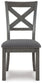 Myshanna Dining Table and 6 Chairs with Storage at Towne & Country Furniture (AL) furniture, home furniture, home decor, sofa, bedding