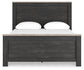 Nanforth Queen Panel Bed with Mirrored Dresser and Chest at Towne & Country Furniture (AL) furniture, home furniture, home decor, sofa, bedding