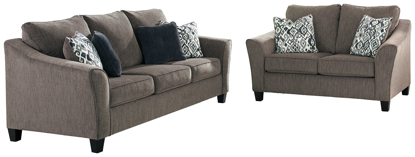 Nemoli Sofa and Loveseat at Towne & Country Furniture (AL) furniture, home furniture, home decor, sofa, bedding