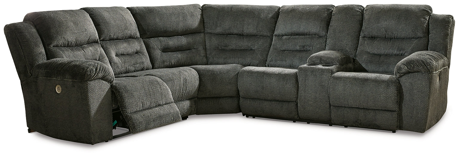 Nettington 3-Piece Power Reclining Sectional at Towne & Country Furniture (AL) furniture, home furniture, home decor, sofa, bedding
