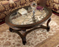 Norcastle Coffee Table with 2 End Tables at Towne & Country Furniture (AL) furniture, home furniture, home decor, sofa, bedding