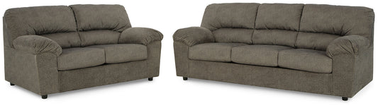 Norlou Sofa and Loveseat at Towne & Country Furniture (AL) furniture, home furniture, home decor, sofa, bedding