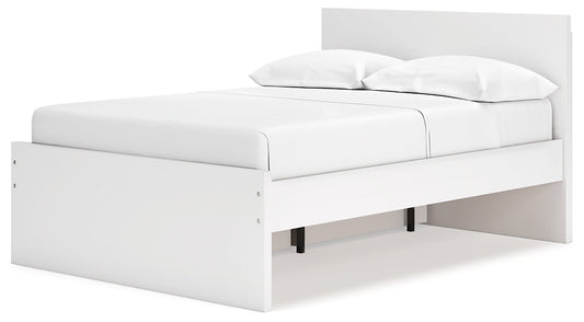 Onita  Panel Platform Bed With 1 Side Storage at Towne & Country Furniture (AL) furniture, home furniture, home decor, sofa, bedding
