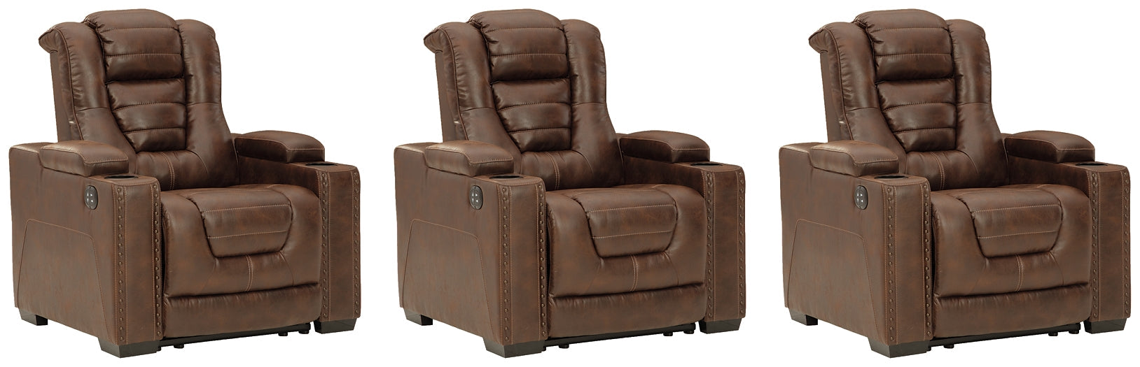 Owner's Box 3-Piece Home Theater Seating at Towne & Country Furniture (AL) furniture, home furniture, home decor, sofa, bedding